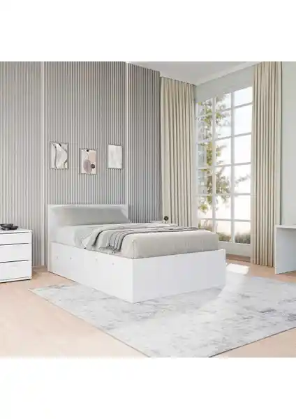 Adore Mobilya Tek Kişilik Bazalı Karyola: Modern Tasarım ve Sağlıklı Malzemelerle Pratik Kullanım