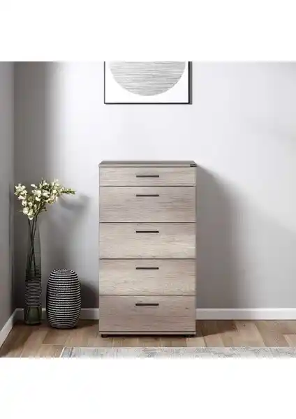 Adore Mobilya Tori Çekmeceli Şifonyer Modern ve Dayanıklı Tasarım Özellikleri