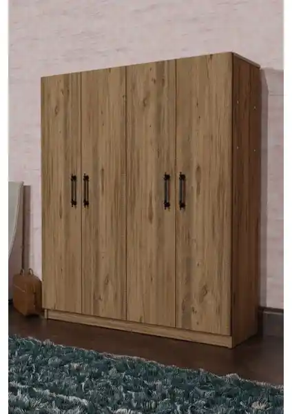 Aeka AE-1054 Arena Atlantik Çam Gardrop: Dayanıklı ve Şık Depolama Çözümü