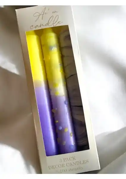 Aeon Candle Studio'nun 3'lü Şamdan Seti: Doğal ve Estetik Tasarım Çözümleri