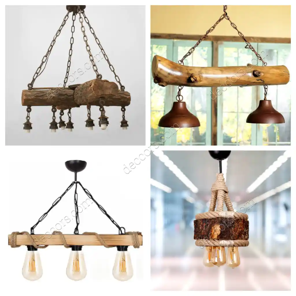 Ahşap Avize Modelleri ile Dekorasyonda Sıcak ve Doğal Bir Dokunuş