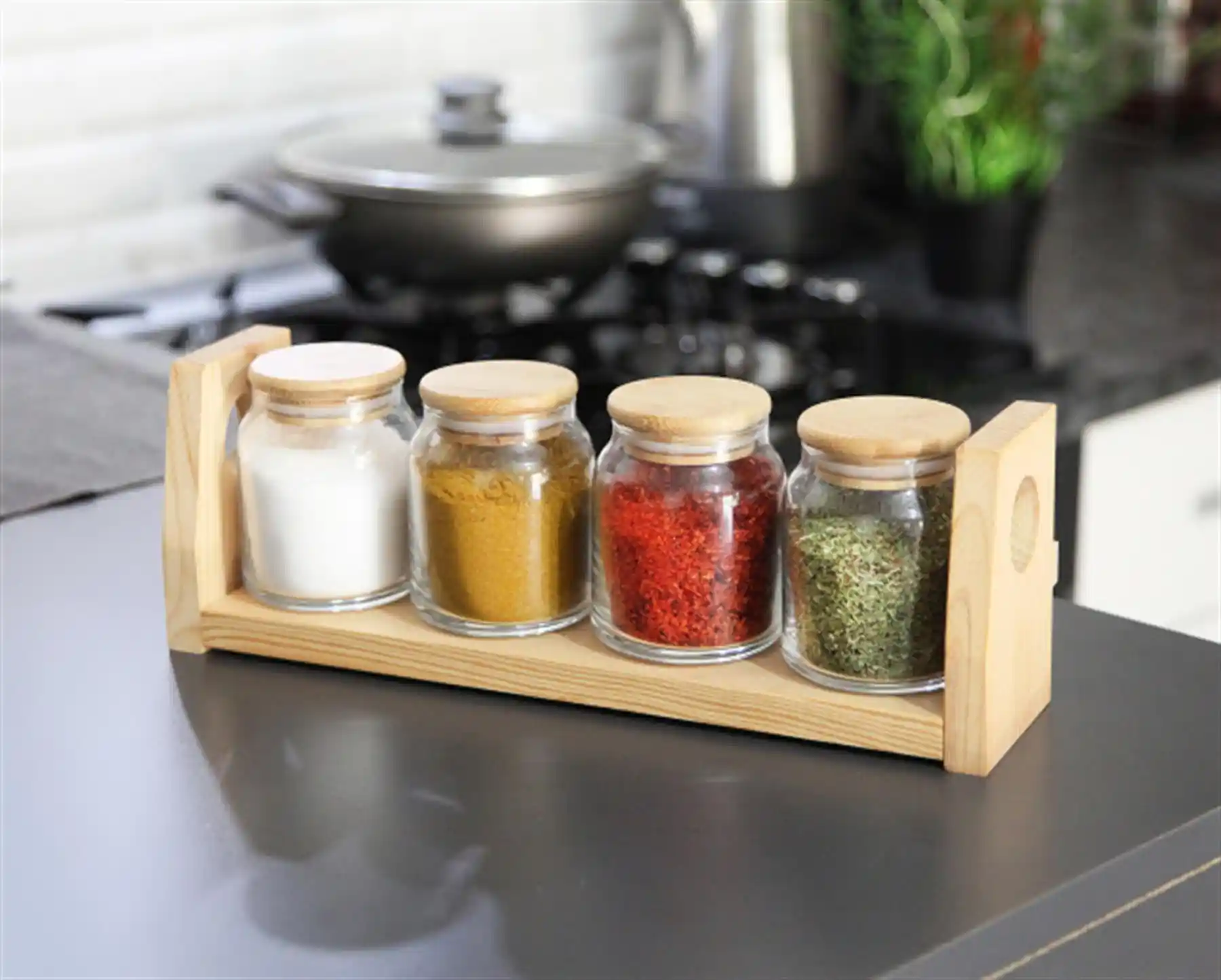 Ahşap Baharatlık Setleri ile Doğal ve Şık Mutfak Dekorasyonu Nasıl Yapılır