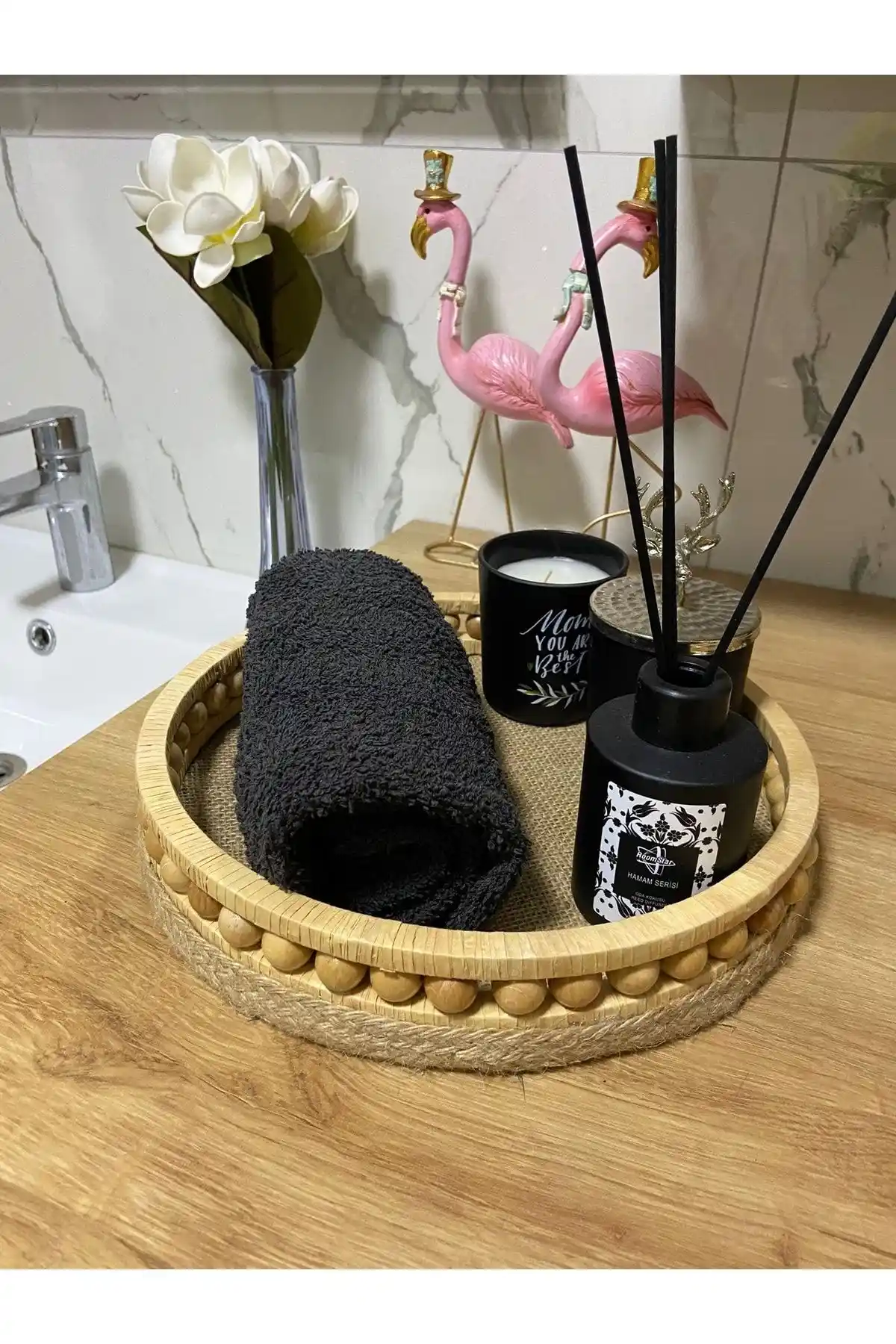 Ahşap Banyo Aksesuarlarıyla Doğal ve Sıcak Bir Dekorasyon Yaratmanın Yolları