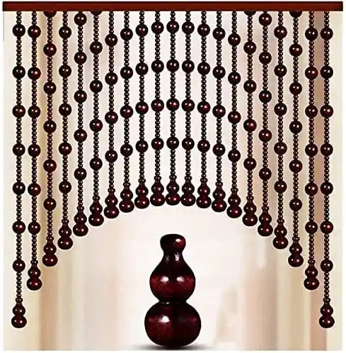 Ahşap Boncuklu Kapı Perdesi: Doğal ve Sıcak Dekoratif Unsurlar İçin Rehber