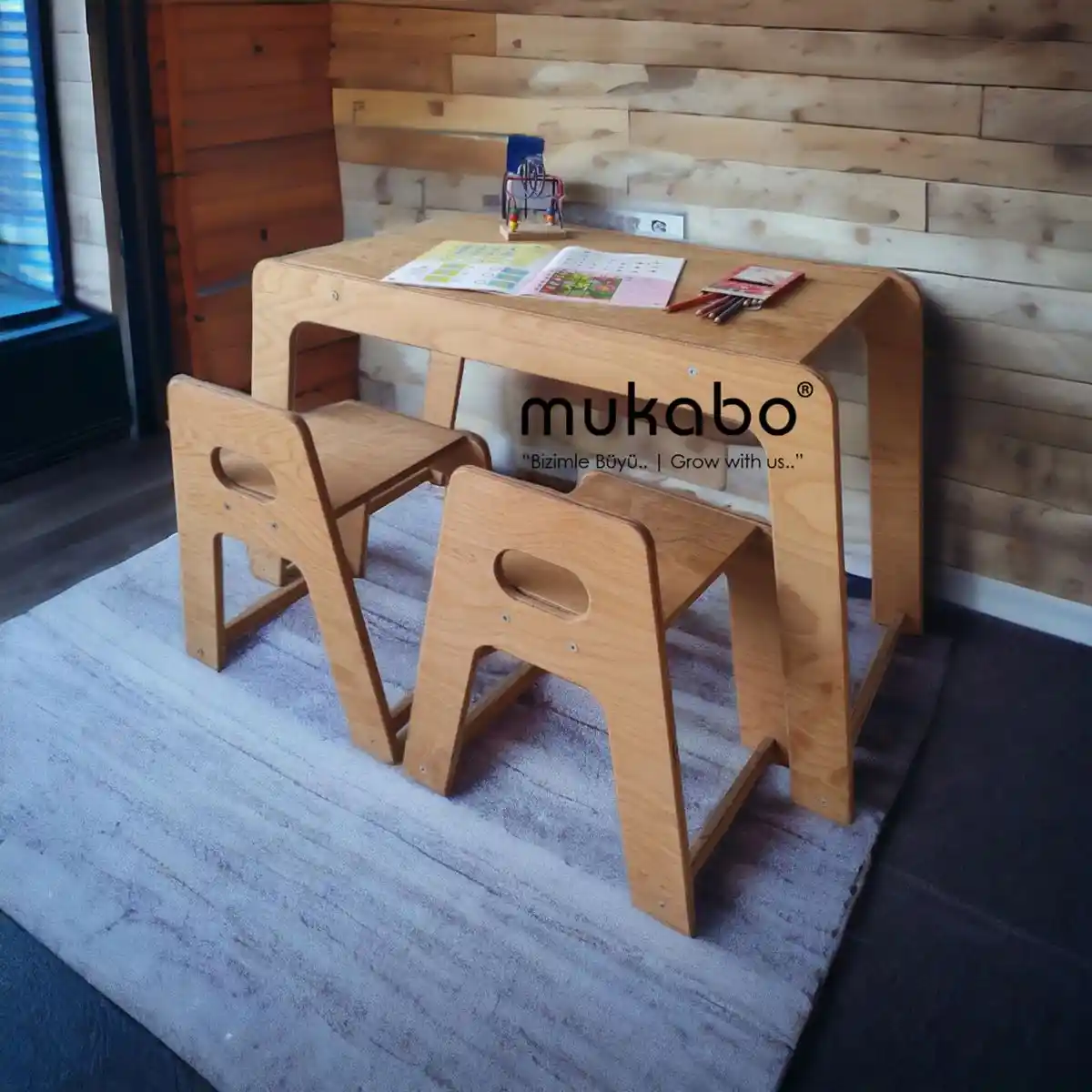 Ahşap Çocuk Masa ve Sandalye Seçerken Dekorasyona Modern ve Doğal Bir Dokunuş