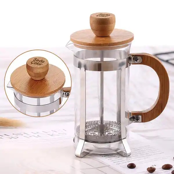 Ahşap French Press ile Dekorasyonda Doğal ve Şık Dokunuşlar