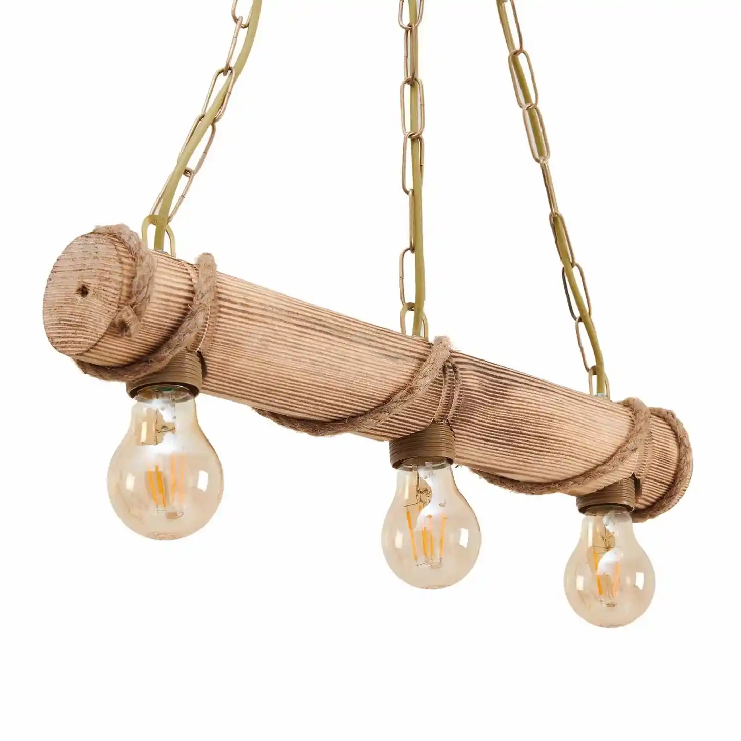 Ahşap Halatlı Avize ile Dekorasyonunuzu Zenginleştirin ve Mekanlara Sıcaklık Katın