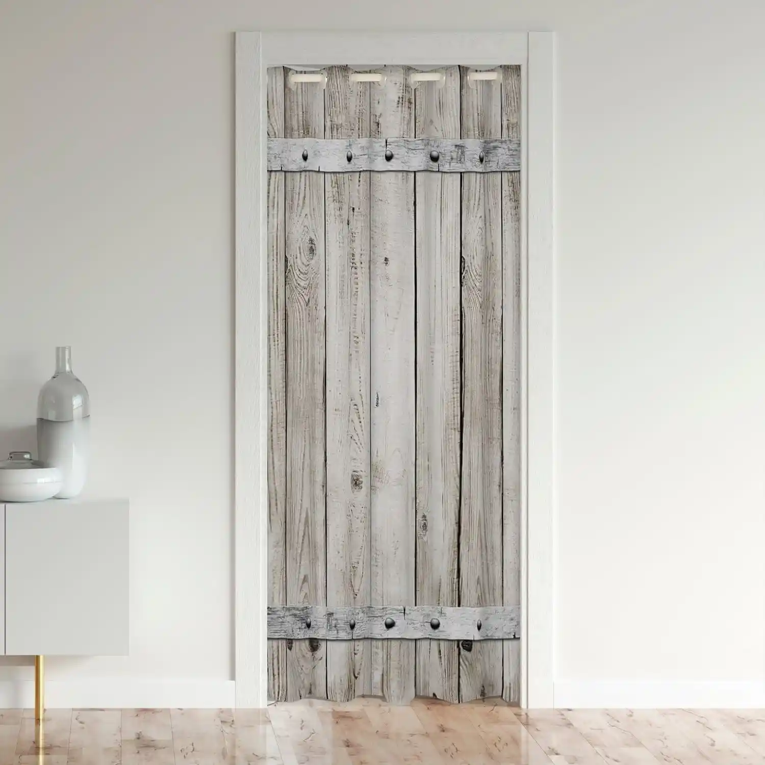 Ahşap Kapı Perdesi ile Mekânlarınızı Doğal ve Şık Bir Şekilde Dekore Edin