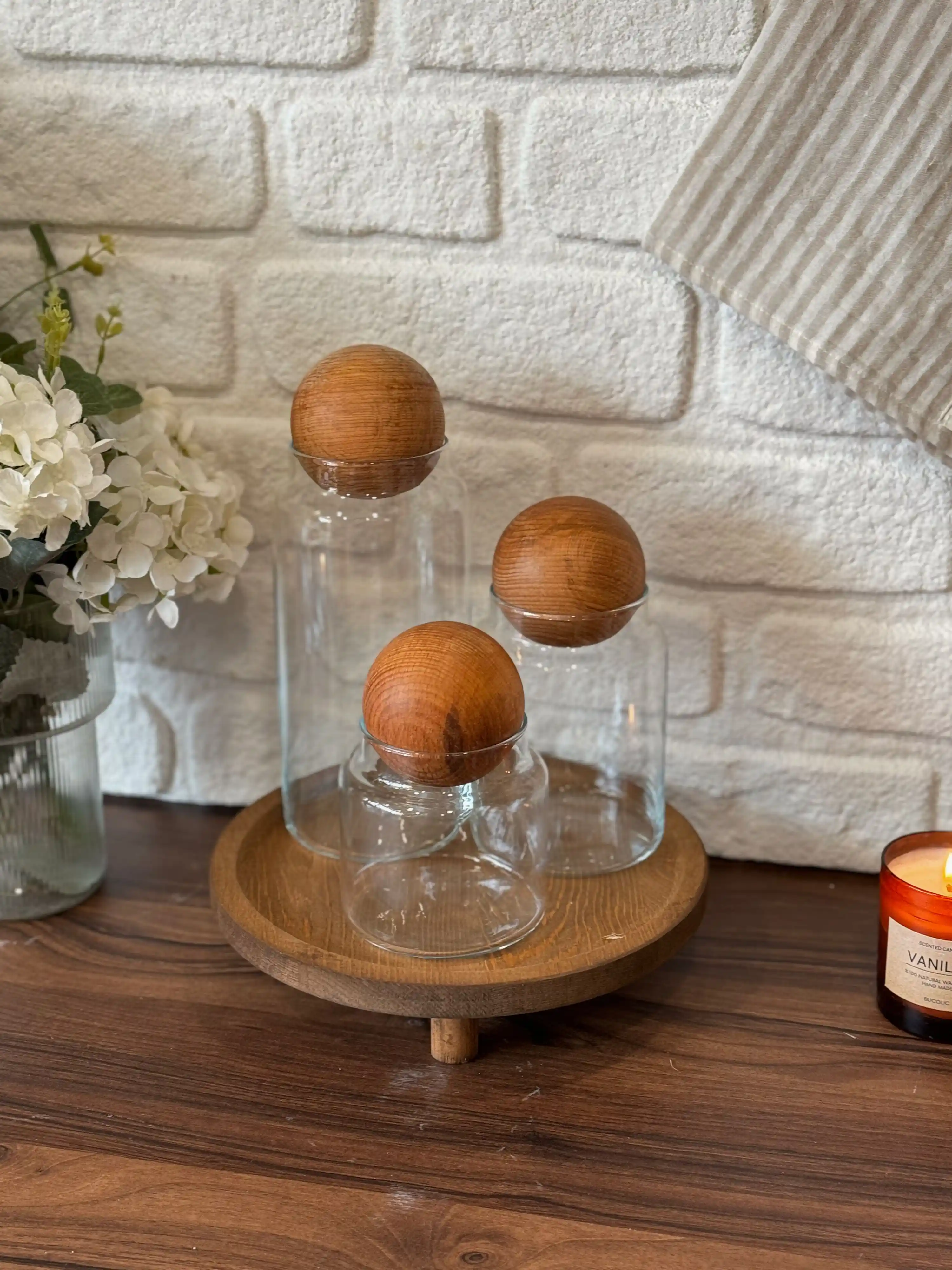 Ahşap Kavanozlarla Dekorasyonda Doğal ve Şık Dokunuşlar