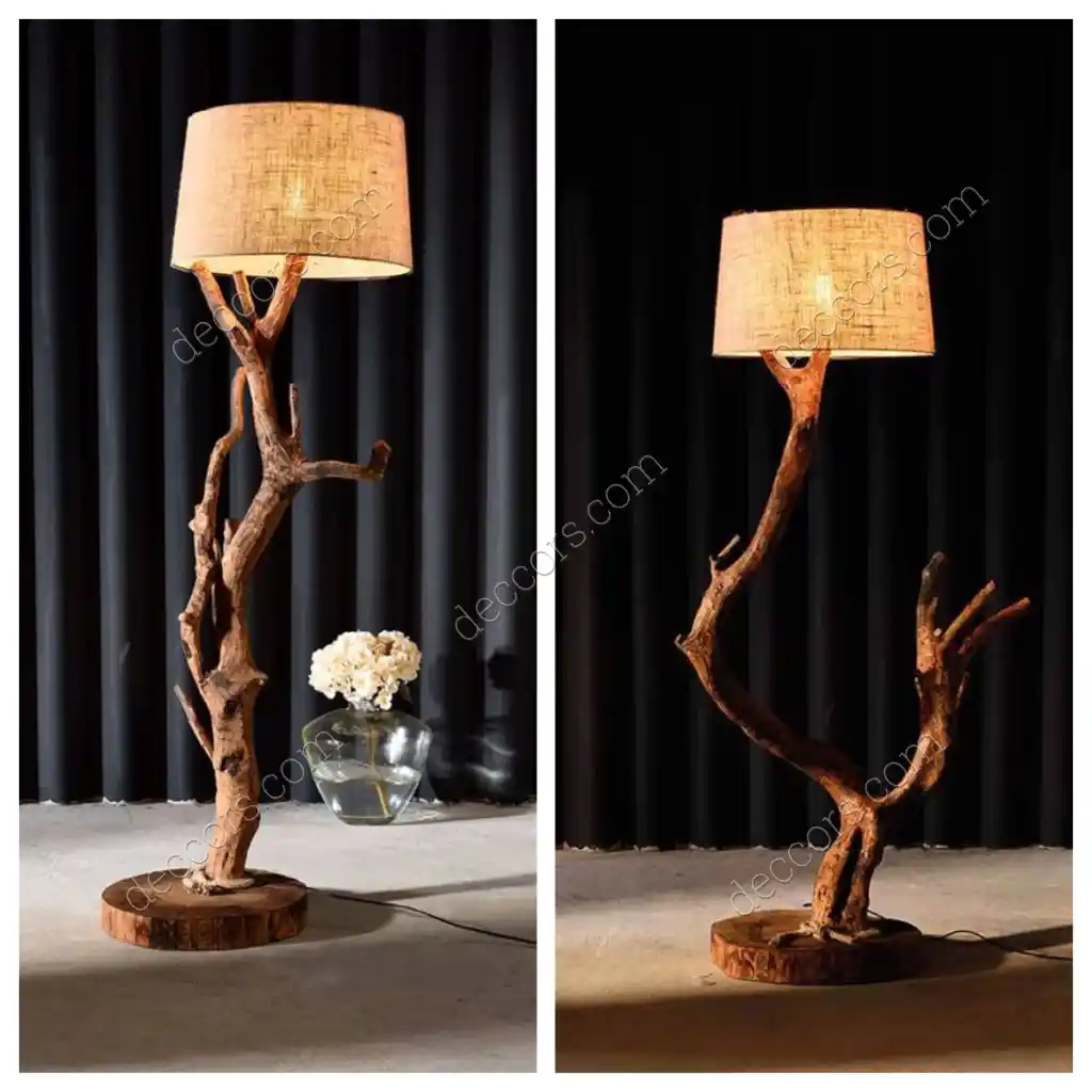 Ahşap Lambader ile Dekorasyonunuza Doğal ve Şık Bir Dokunuş Katın