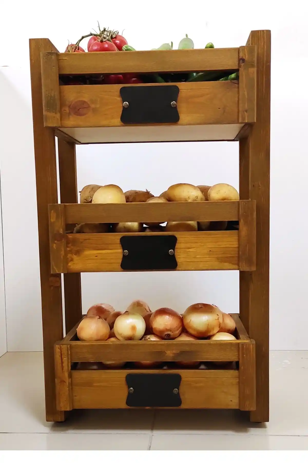 Ahşap Meyvelikler Dekorasyonda Doğal ve Şık Bir Dokunuş Sunar