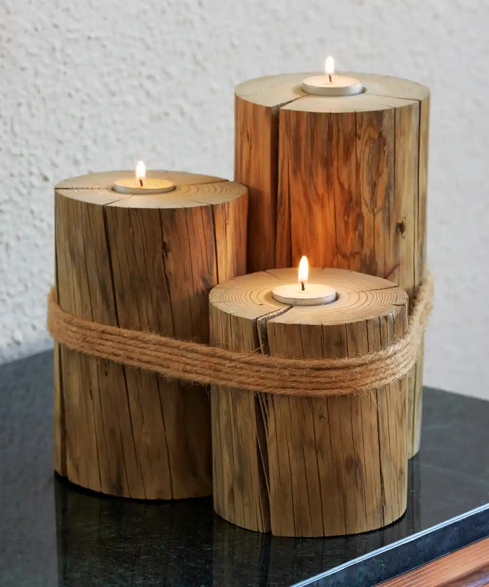 Ahşap Mumluklar ile Doğal ve Sıcak Dekorasyon Trendleri ve Kullanım İpuçları