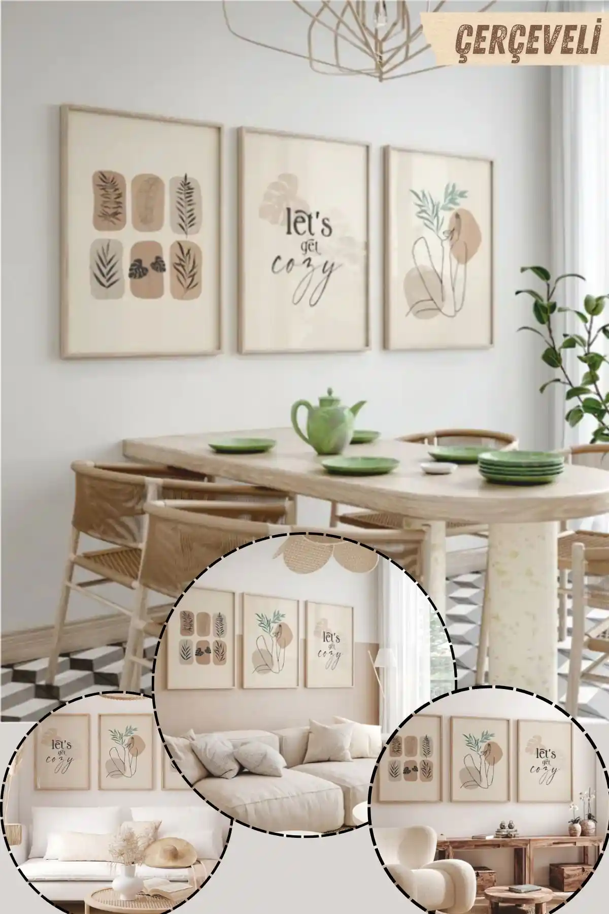 Ahşap Mutfak Tabloları ile Dekorasyonda Sıcak ve Doğal Bir Atmosfer Yaratın