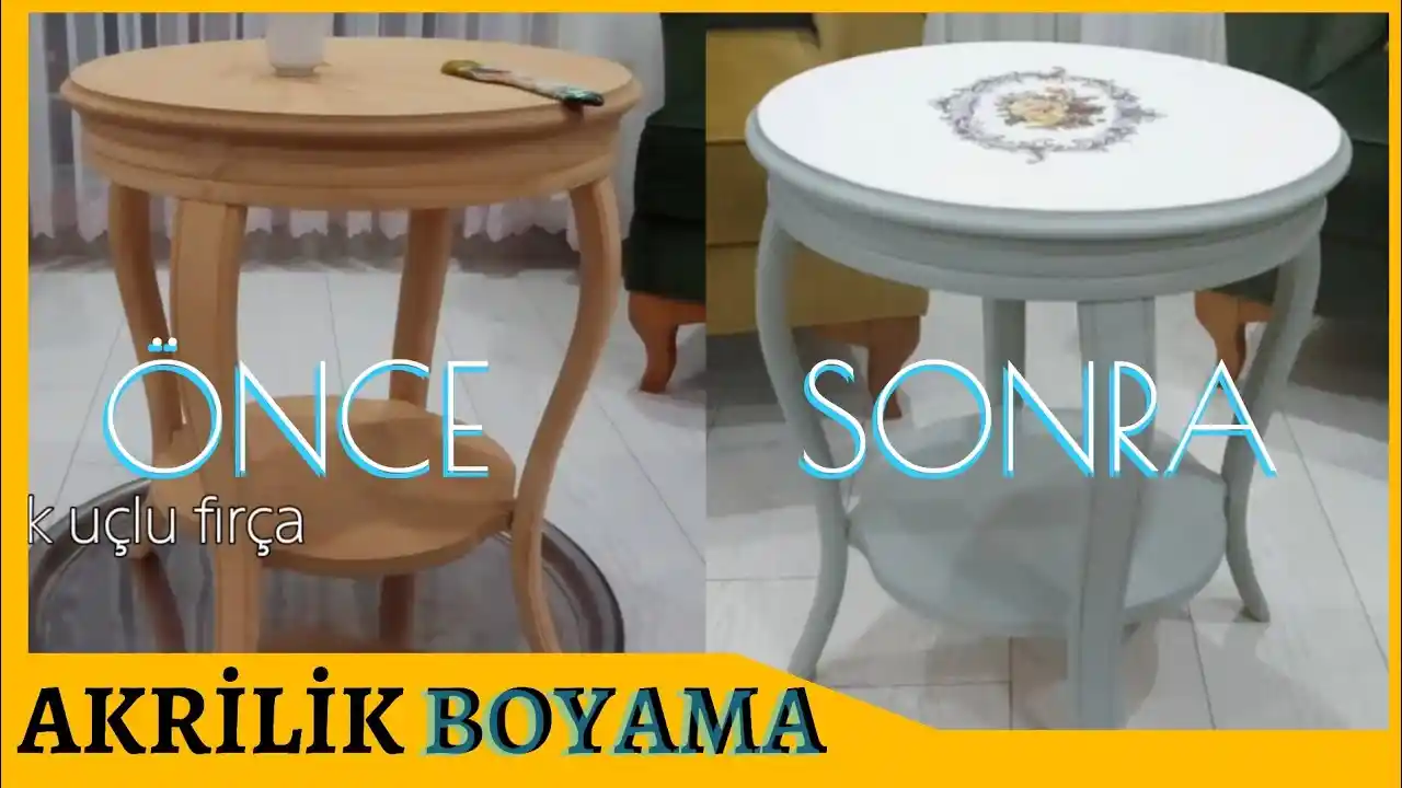 Ahşap Sehpa Boyası ile Dekorasyonunuza Şıklık Katmanın Yolları