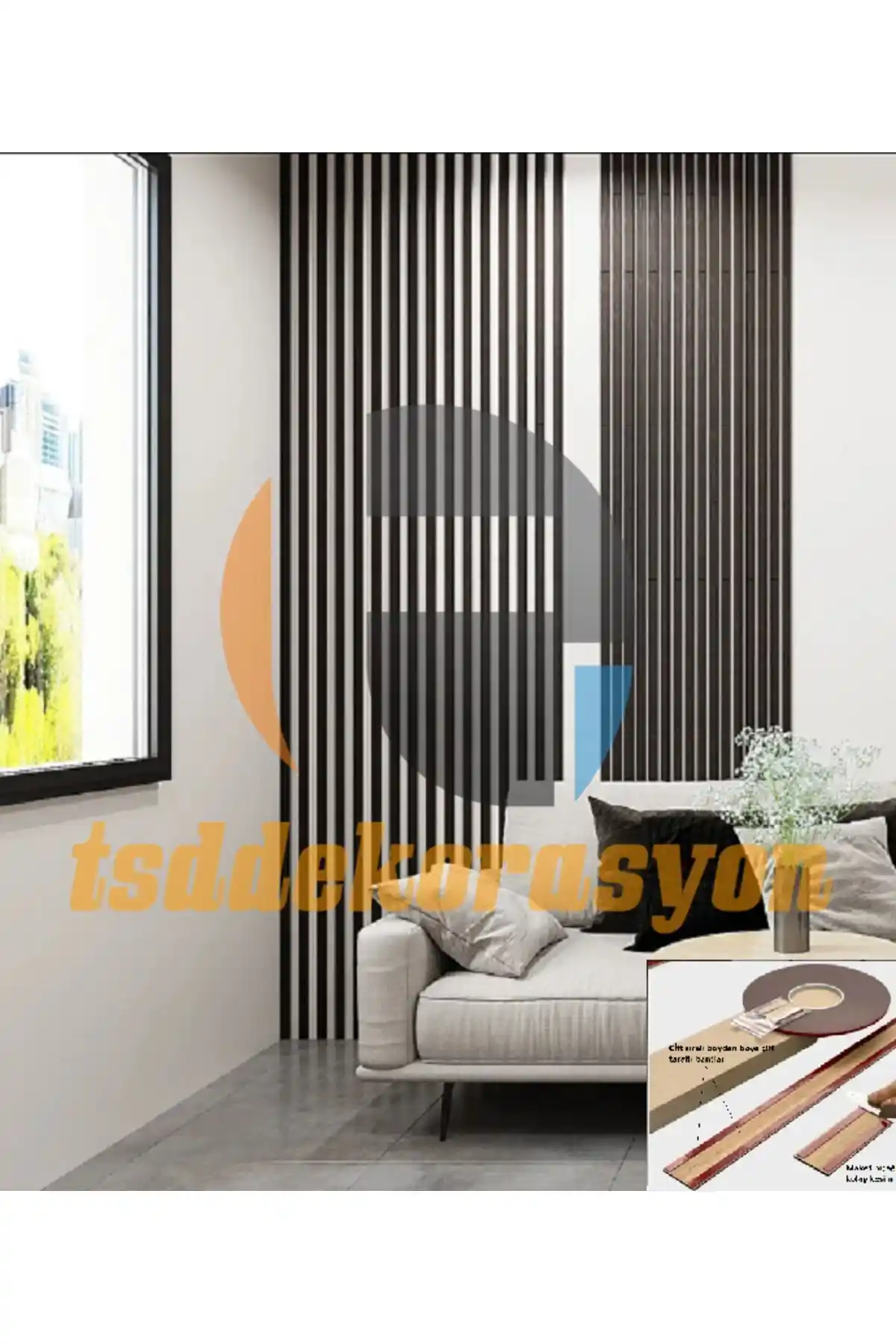 Ahşap Şerit Duvar Panelleri ile Modern ve Doğal İç Mekan Dekorasyonu