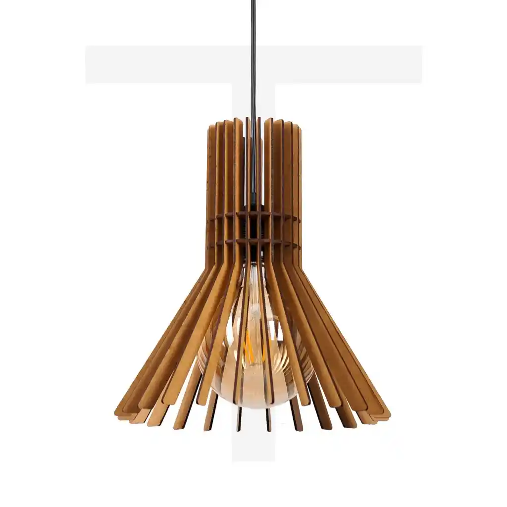 Ahşap Tekli Avize ile Modern ve Sıcak Dekorasyon Çözümleri