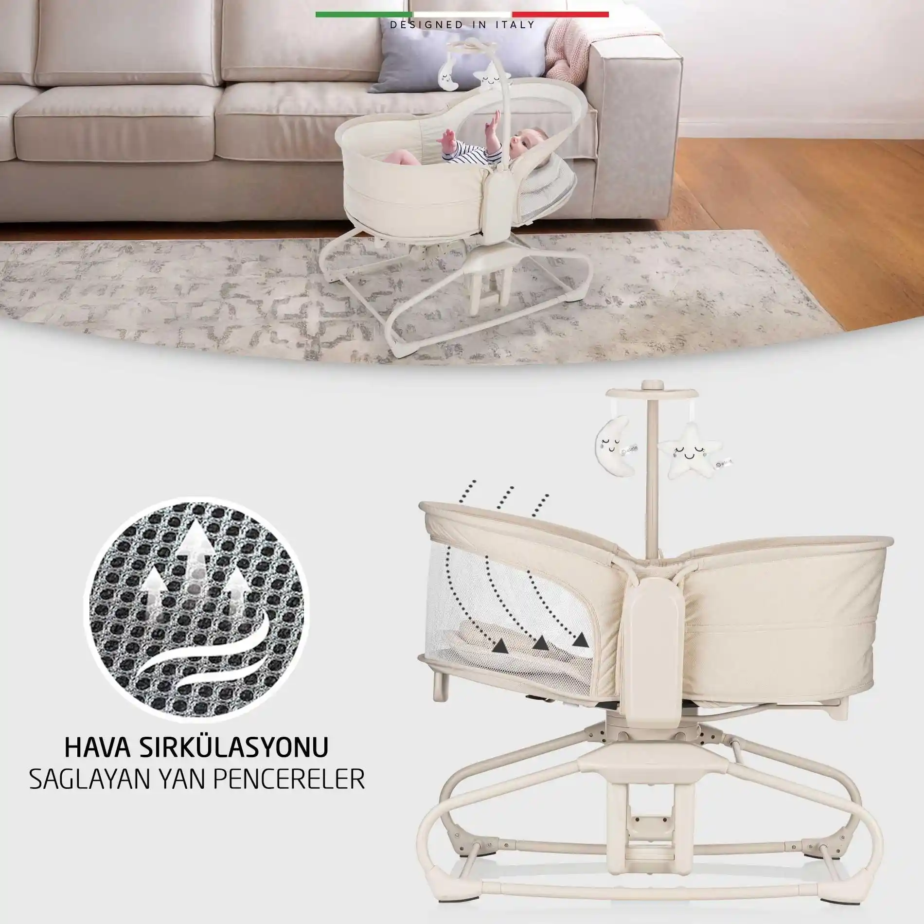 Ana Kucağı Beşikleri: Güvenli ve Estetik Bebek Odası Dekorasyon Seçenekleri