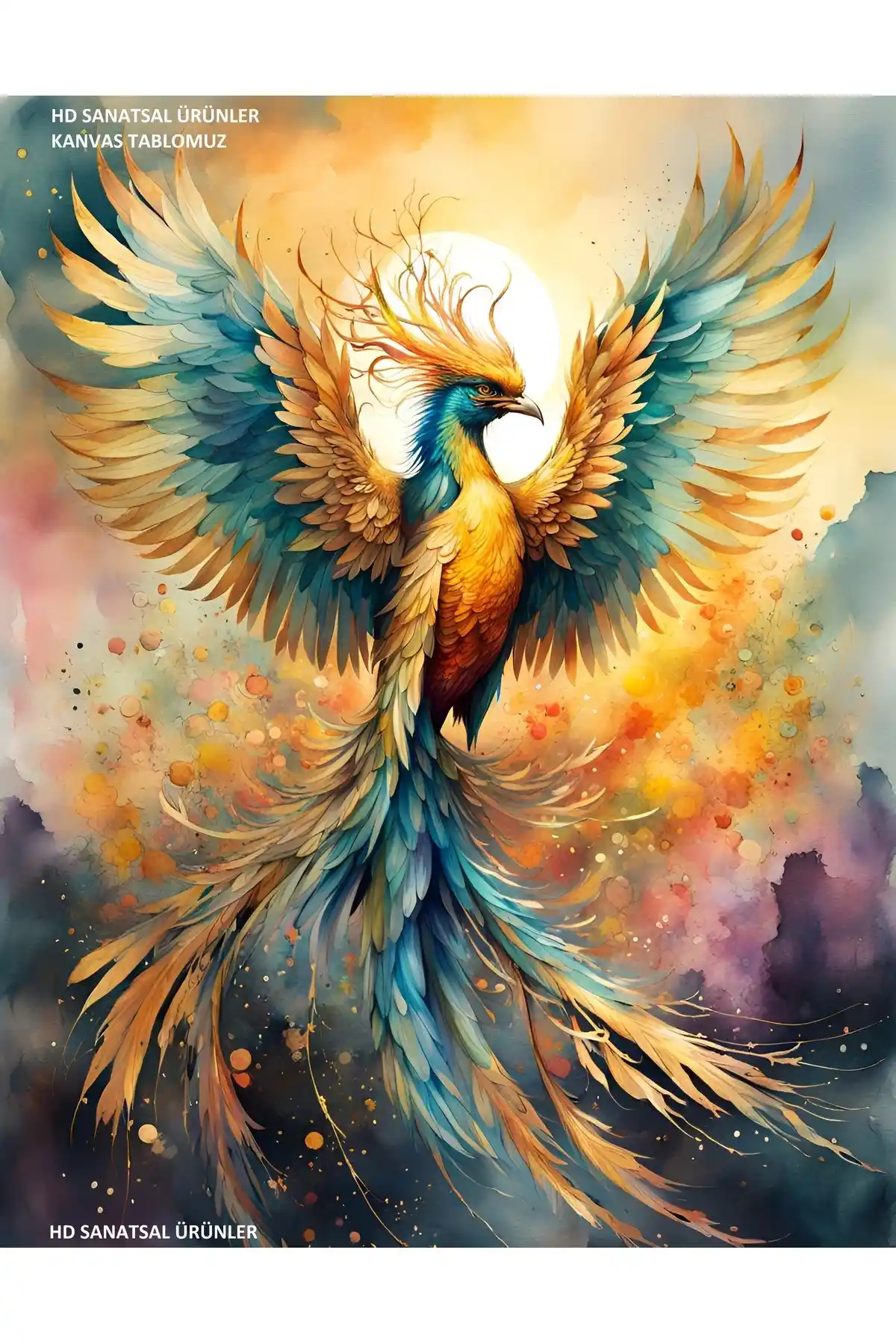 Anka Kuşu Kanvas Tablo ile Mekânlarınızı Modern ve Anlamlı Hale Getirin