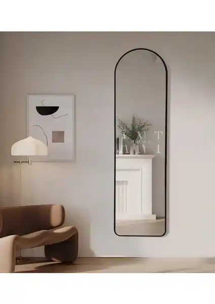 Ant Home 165X45 Oval Kesim Boy Aynası Modern Tasarım ve Dayanıklı Malzeme ile Ev Dekorasyonunuza Şıklık Katar
