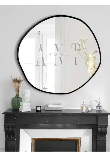 Ant Home Arya Asimetrik Ayna: Modern ve Şık Dekorasyon Çözümü 80 cm uzunluk