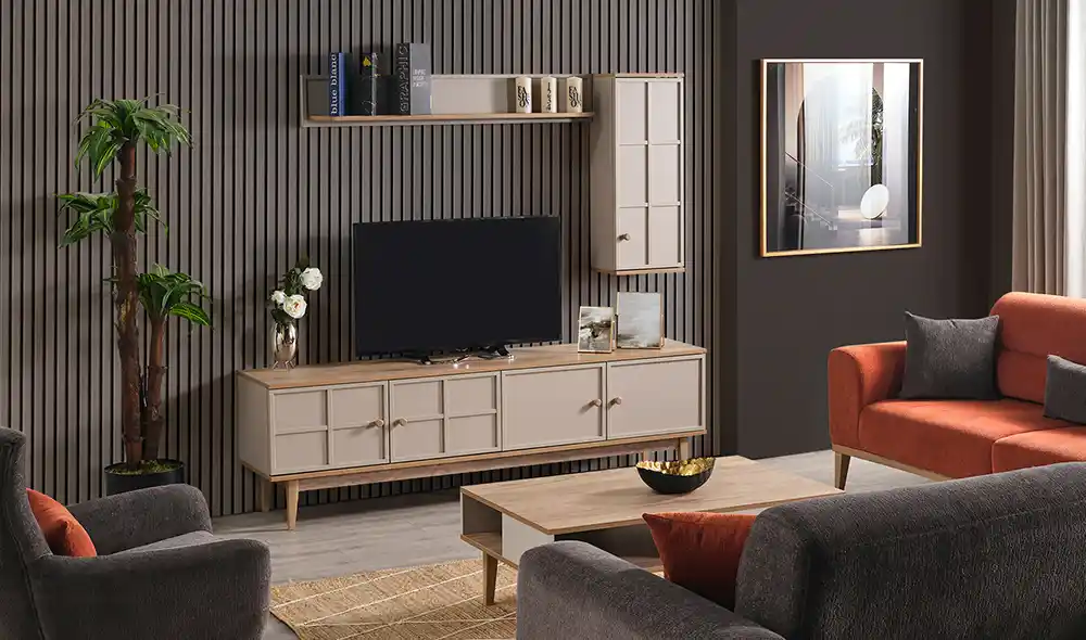 Antik TV Ünitesi ile Mekânınıza Zamansız Şıklık Katın ve Dekorasyonunuzu Zenginleştirin