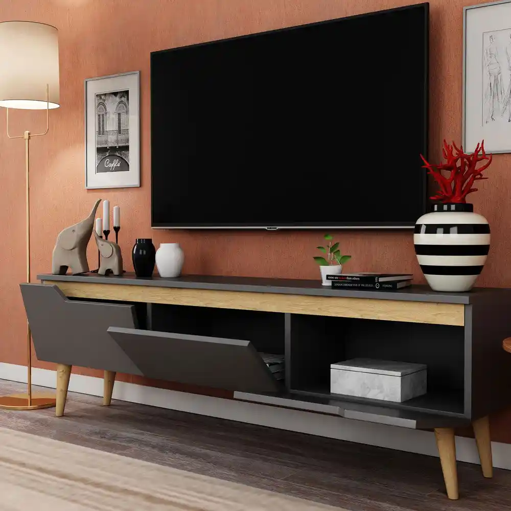 Antrasit Ahşap TV Ünitesi: Modern ve Şık Dekorasyon Unsuru Seçenekleri ve İpuçları