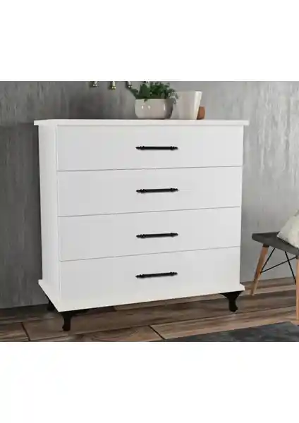 Apeks Mobilya 4 Çekmeceli Şifonyer: Modern Tasarım ve Dayanıklılık Bir Arada