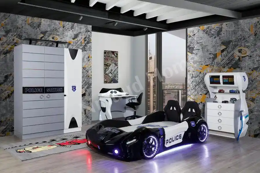 Arabalar Temalı Çocuk Odası Takımlarıyla Güvenli ve Eğlenceli Dekorasyon Fırsatı