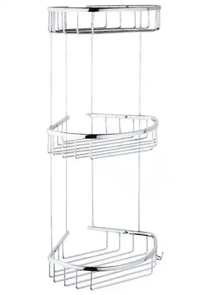 Ardini Kitaro 20x20 Üç Katlı Şampuanlık Prinç: Dayanıklı ve Fonksiyonel Depolama Çözümü