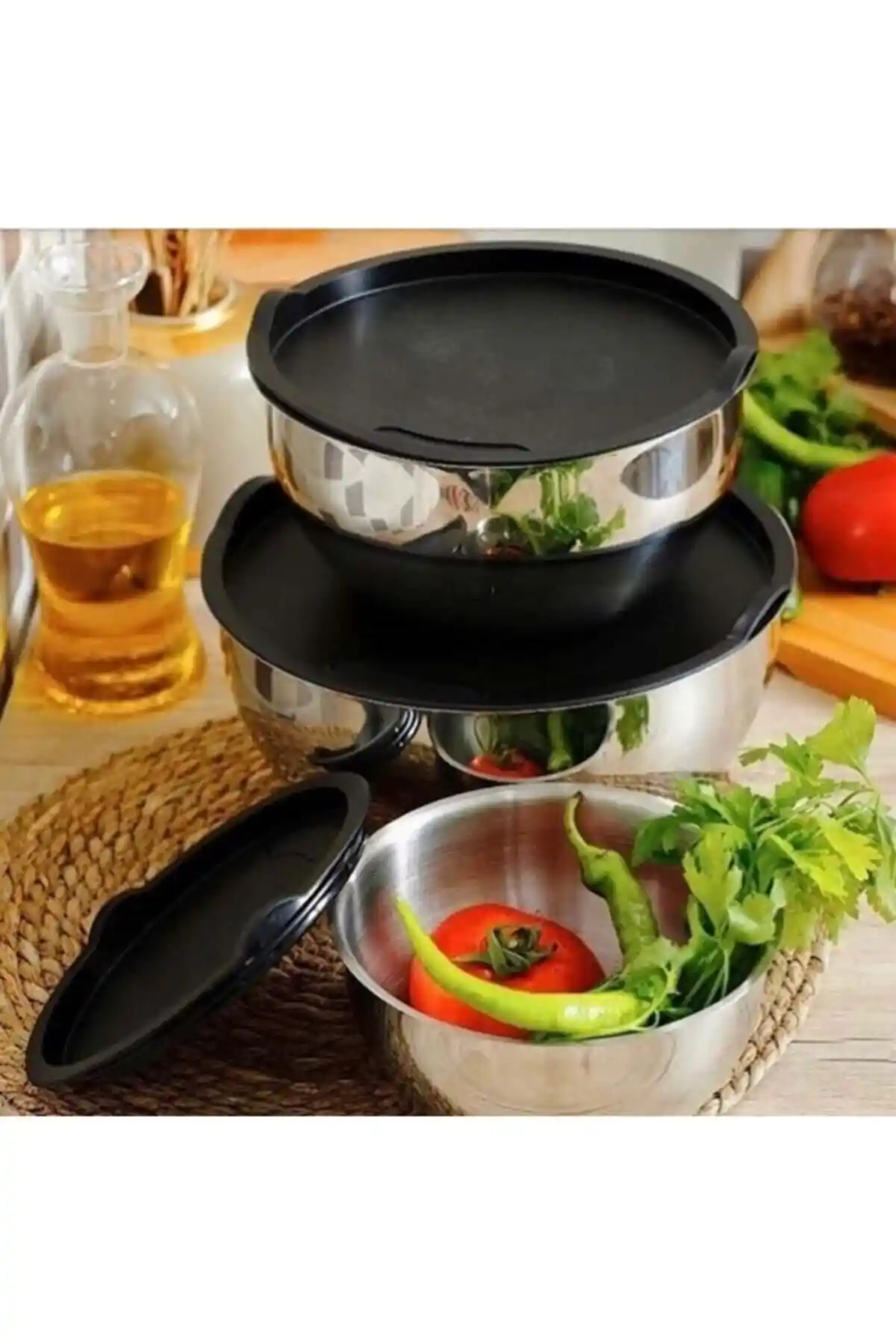 Arow Çelik Saklama Kapları ile Modern ve Dayanıklı Mutfak Düzeni Çözümü