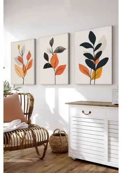 Artavessa Dekoratif 3 Parça Kanvas Tablo Seti Estetik ve Kalite Bir Arada