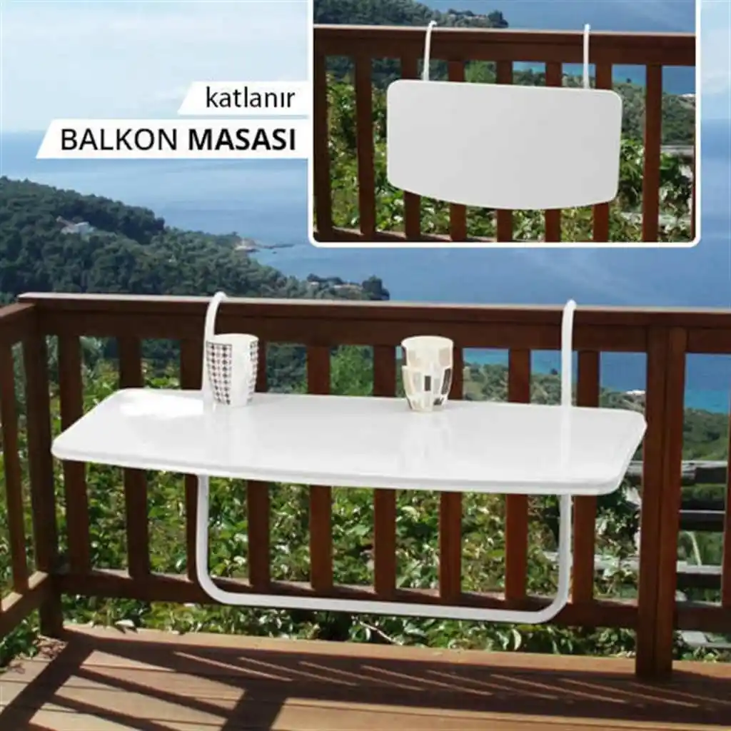 Askılı Balkon Masası Seçenekleri ve Balkon Dekorasyonunda Kullanım İpuçları