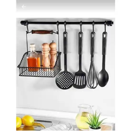 Askılı Retro Sepet Takımı ile Ev Dekorasyonunuza Şık ve Fonksiyonel Dokunuşlar