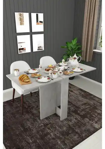 Asra Trend %100 MDF Katlanır Mutfak Masası Modern ve Sağlıklı Tasarım Çeşitleriyle
