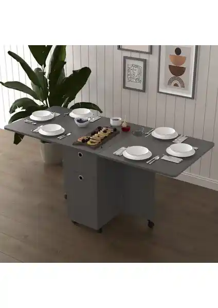 Asra Trend %100 MDFLAM Katlanır Mutfak ve Yemek Masası Fonksiyonellik ve Estetiğin Buluşması