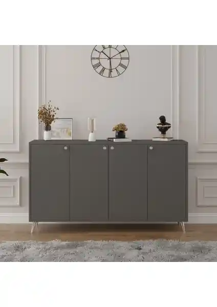 Asra Trend 4 Kapaklı Konsol Modern ve Fonksiyonel Depolama Çözümü