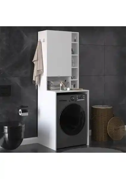 Asra Trend Banyo Dolabı BD-02: Modern ve Fonksiyonel Tasarım İle Alan Tasarrufu