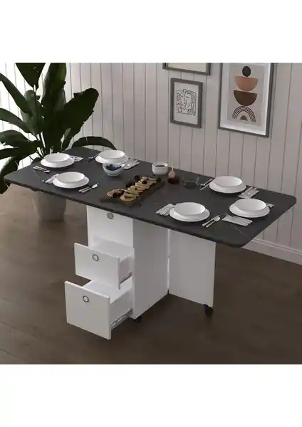 Asra Trend Katlanır Mutfak ve Yemek Masası: Fonksiyonellik ve Estetiğin Modern Çözümü