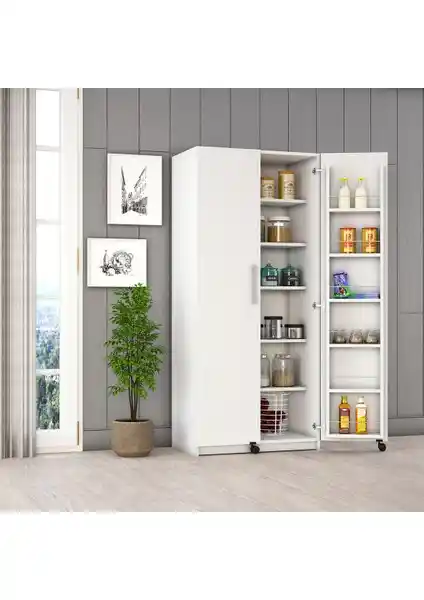 Asra Trend MK-01 Mutfak Kiler Dolabı Modern Tasarım ve Dayanıklılık Özellikleri