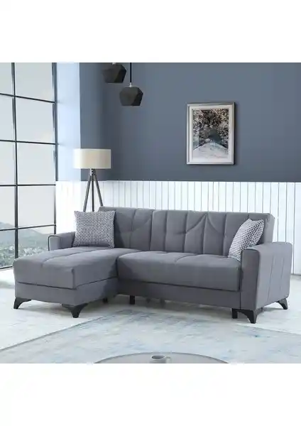 Astra Gent Gri Köşe Koltuk Takımı: Modern ve Dayanıklı Oturma Çözümü