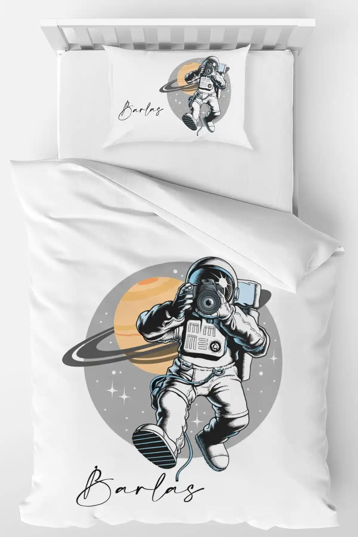 Astronot Temalı Nevresim Takımlarıyla Çocuk ve Yatak Odalarınıza Uzay Dışında Bir Atmosfer Katın