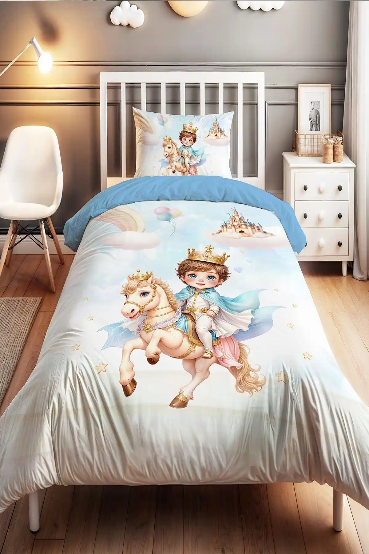 Atlı nevresim takımı ile yatak odalarınıza hareket ve şıklık katın