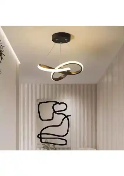 Aura Ultra Power Beyaz Ledli Avize: Modern ve Enerji Verimli İç Mekan Aydınlatması