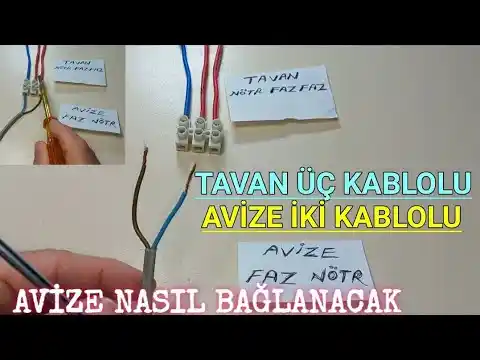 Avize Kablo Bağlantısı Nasıl Yapılır Güvenli ve Estetik Sonuçlar İçin Rehber