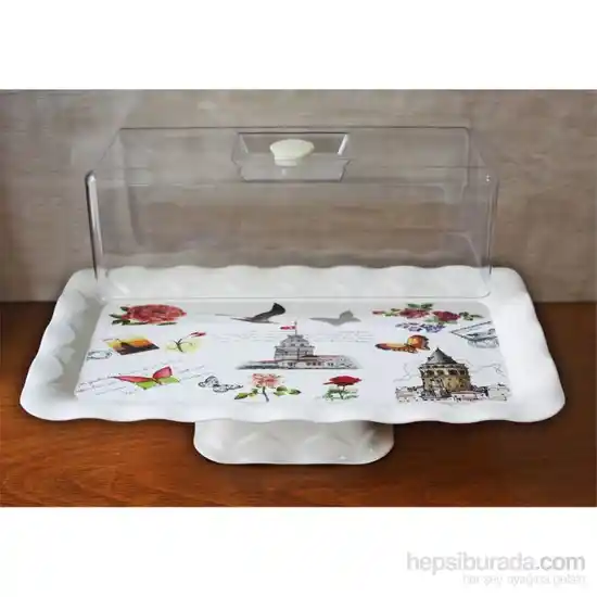 Ayaklı Baton Kek Fanusu ile Modern ve Şık Mutfak Dekorasyonu Çözümleri