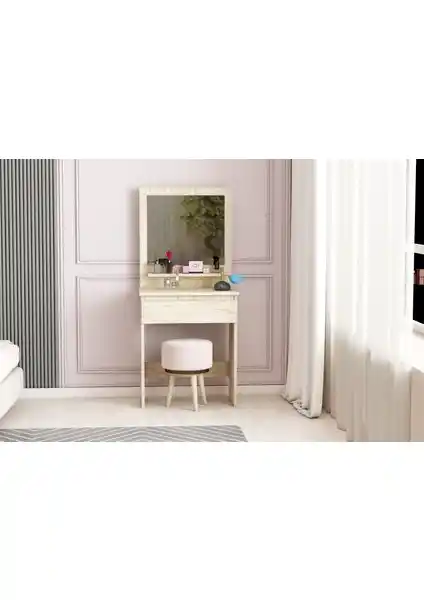 Aymobsan Luna Makyaj Masası: Şık Tasarım ve Dayanıklı Malzeme ile Modern Kullanım