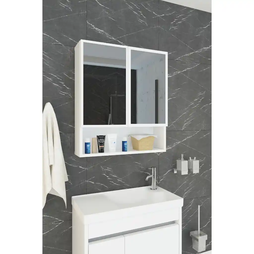 Aynalı Banyo Dolabı Seçimi ve Dekorasyon İpuçlarıyla Fonksiyonel ve Estetik Banyo Tasarımı