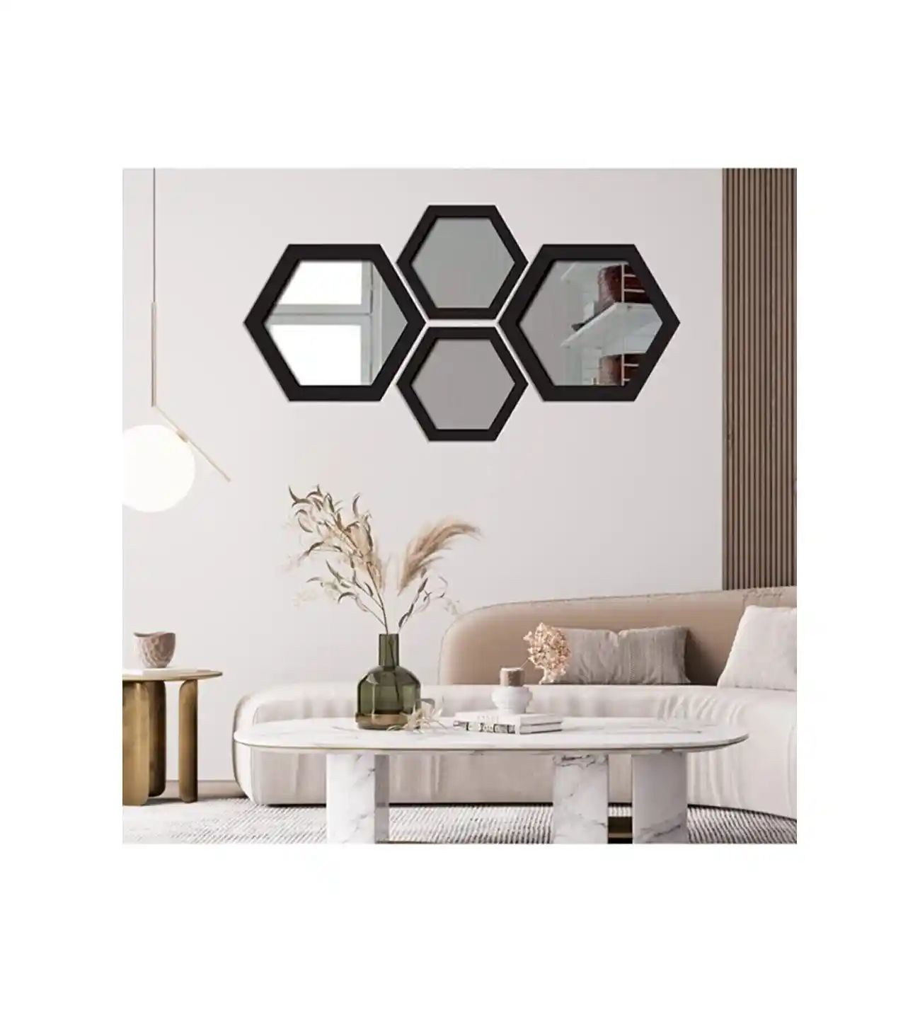 Aynalı Dekoratif Duvar Süsleri ile Mekanlara Şıklık ve Derinlik Katma Rehberi