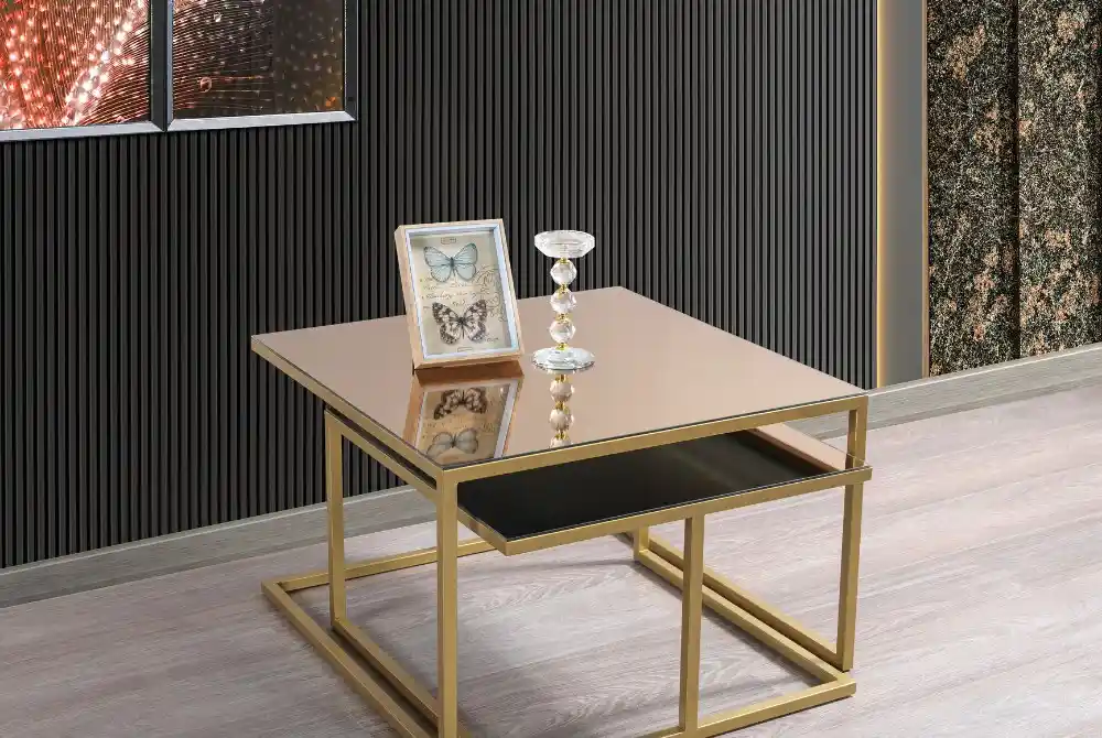 Aynalı Sehpa Takımı ile Ev Dekorasyonunda Modern ve Zarif Çözümler