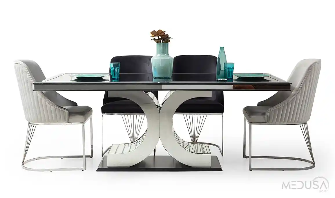 Aynalı Yemek Masası Modelleri: Modern Dekorasyon ve Fonksiyonellik İçin Rehber